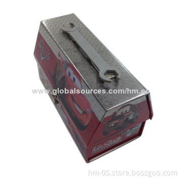 Metal Tool Tin Box with 0.2 to 0.4mm Thickness and EN71/SGS/BV Marks